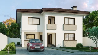 Proiect casa parter + etaj (190 mp) - Artua Maro Proiect casa parter + etaj (190 mp) - Artua Maro